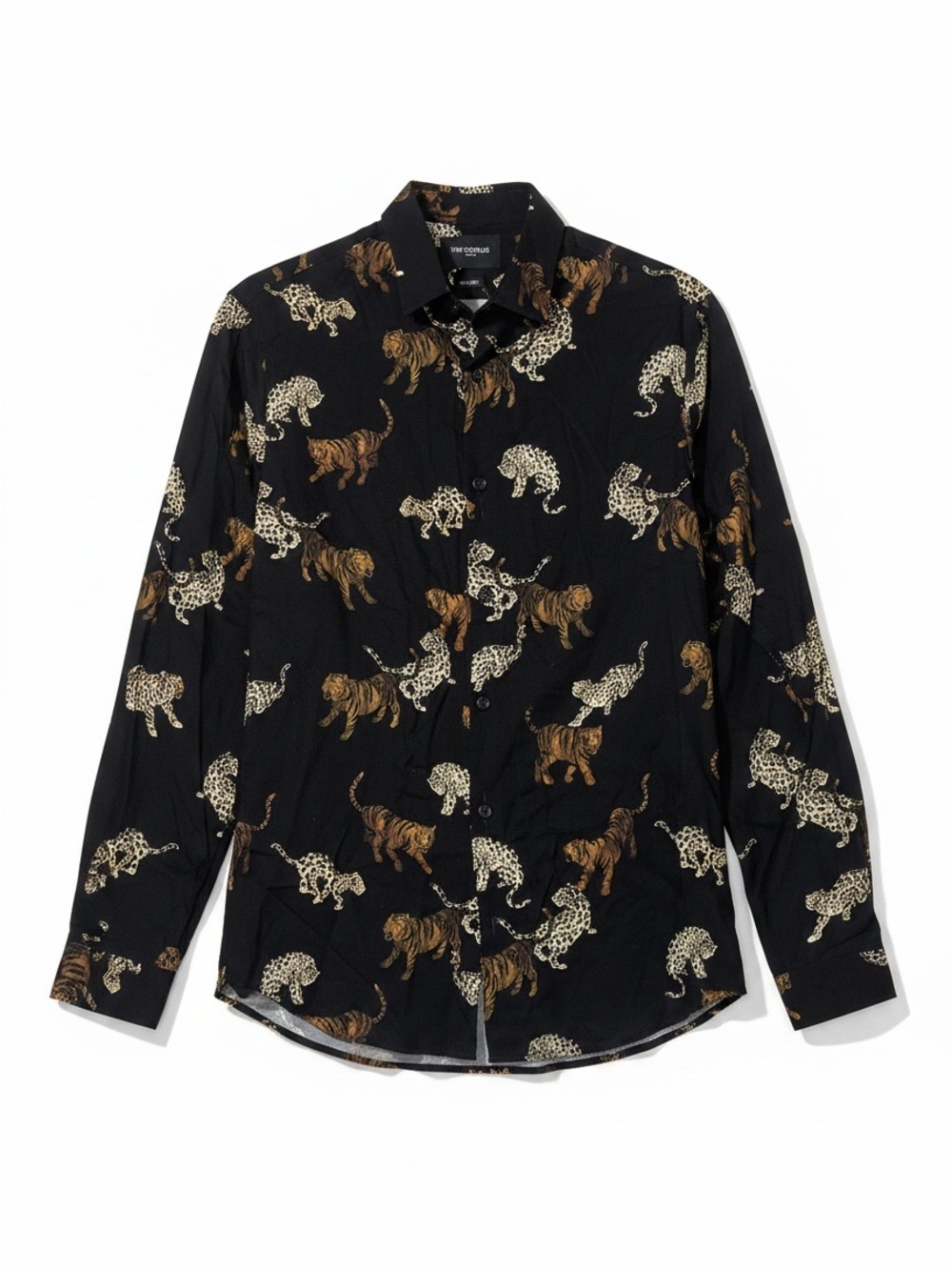 The Kooples Paris Men’s Animal Fever Tiger Leopard Print Relaxed Size Small NWT